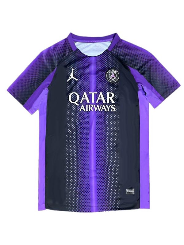 Paris saint-germain maillot de joueur spécial uniforme de football violet et noir maillot de football homme 2025-2026